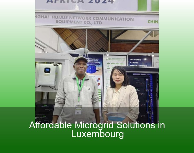 Affordable Microgrid Solutions in Luxembourg